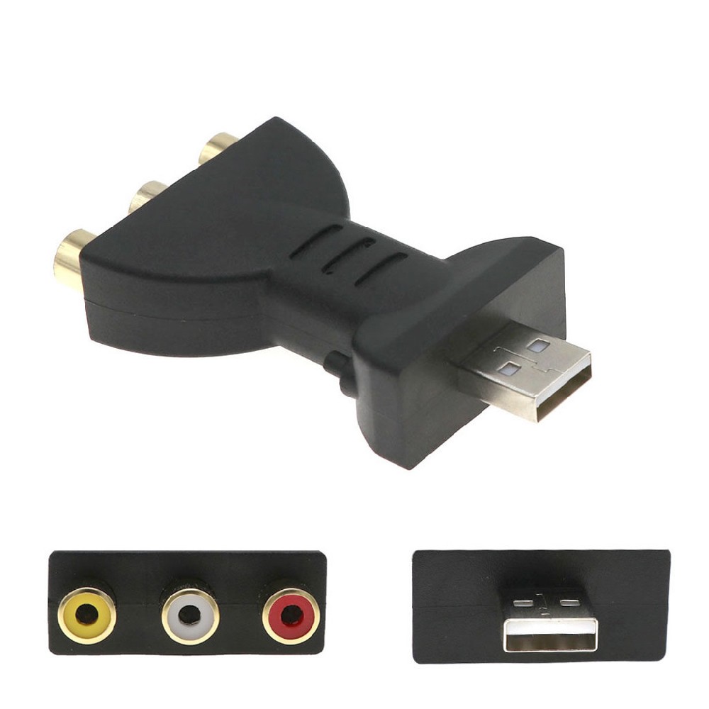 USB to RCA audio video jack